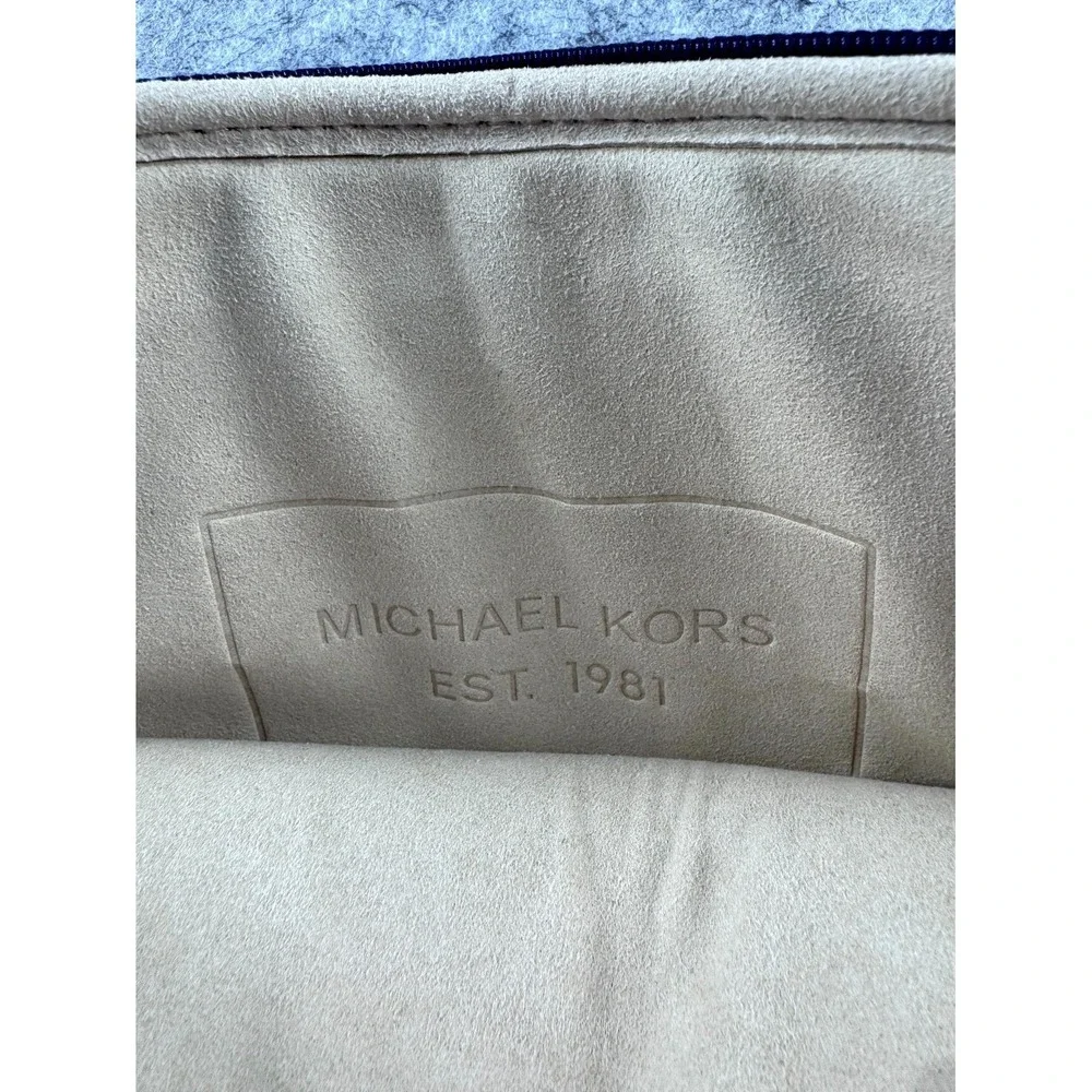 Michael Kors Neoprene Tablet Case Purple Embossed Monogram iPad Sleeve Protector